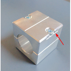 Bloc tube 31.8 défaut