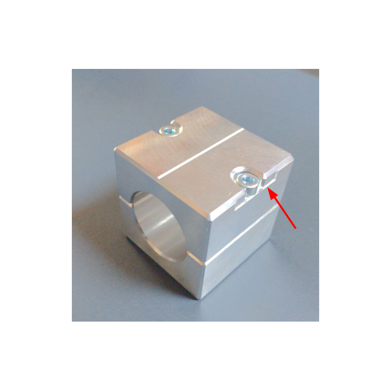 Bloc tube 31.8 défaut